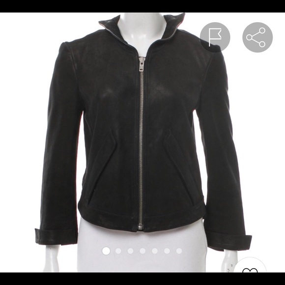 Cropped Thyskens’ Theory Leather Jacket - Picture 3 of 8